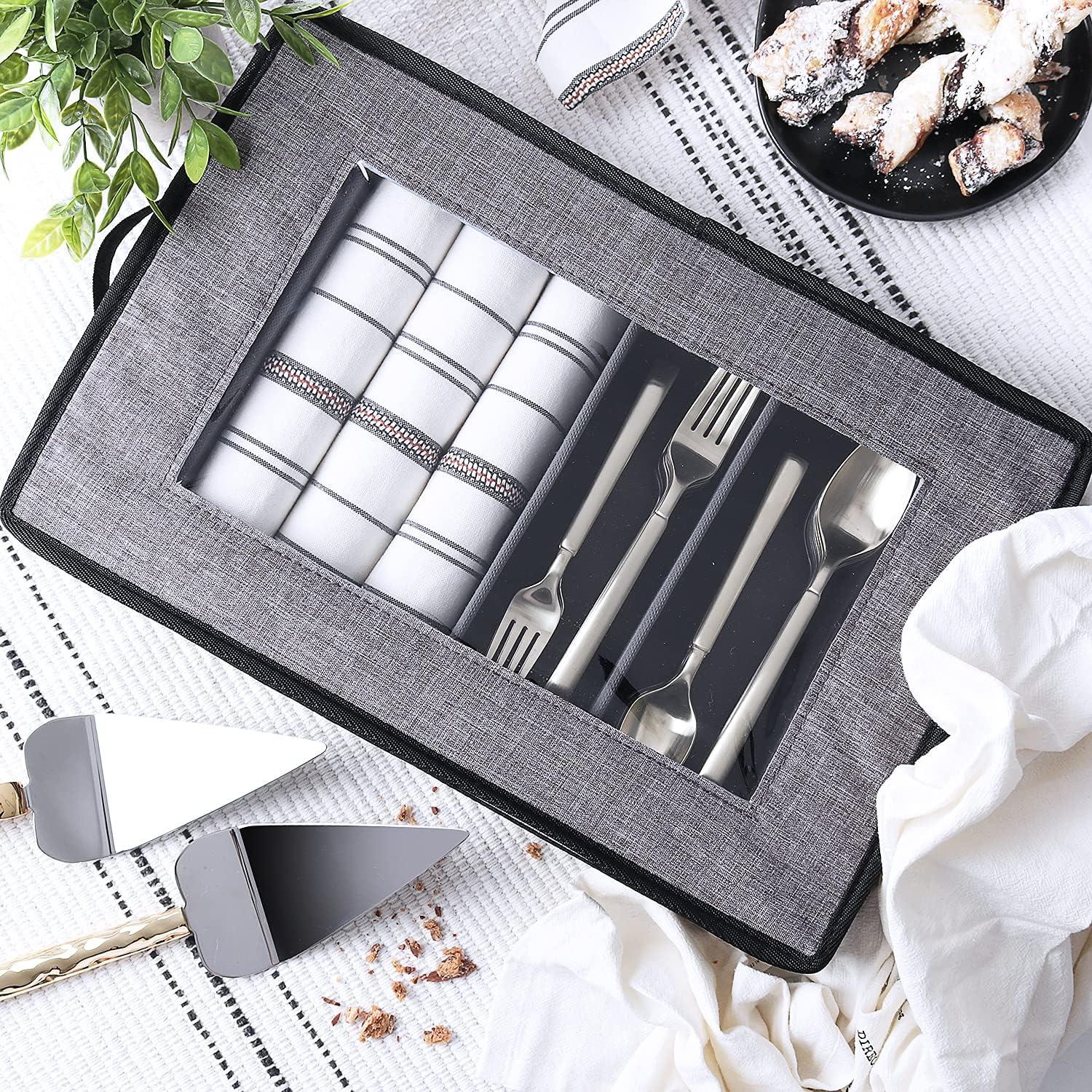 Fabric Dinnerware Storage Set