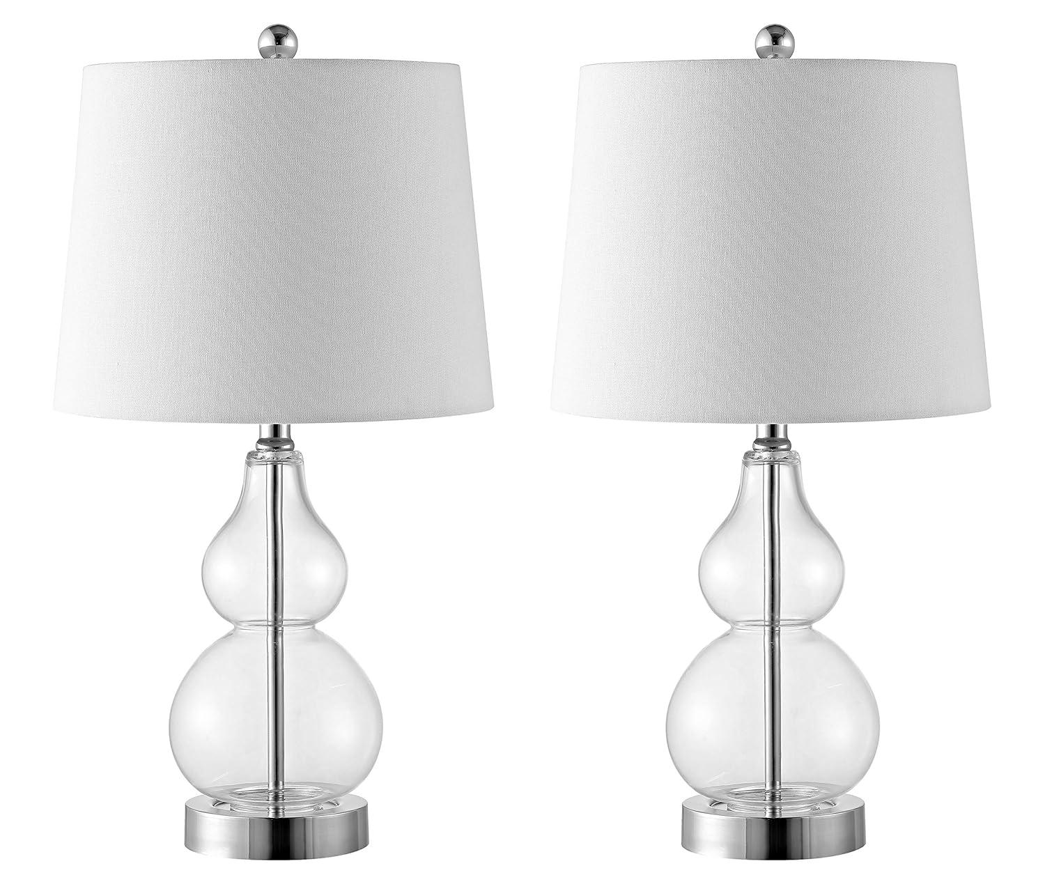 Brisor Table Lamp (Set of 2) - 22 Inch Height - TBL4222 - Clear - Safavieh
