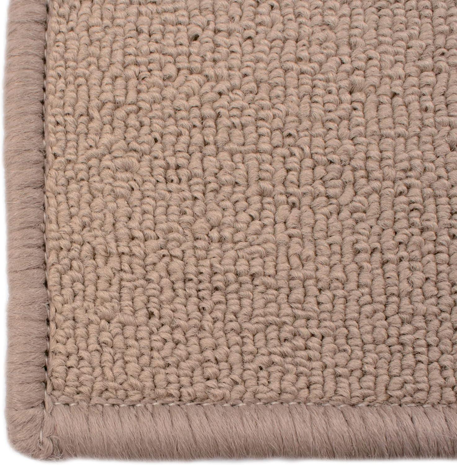 John Ritzenthaler Co. Indoor Accent Rug, 20" x 36", Solid Beige