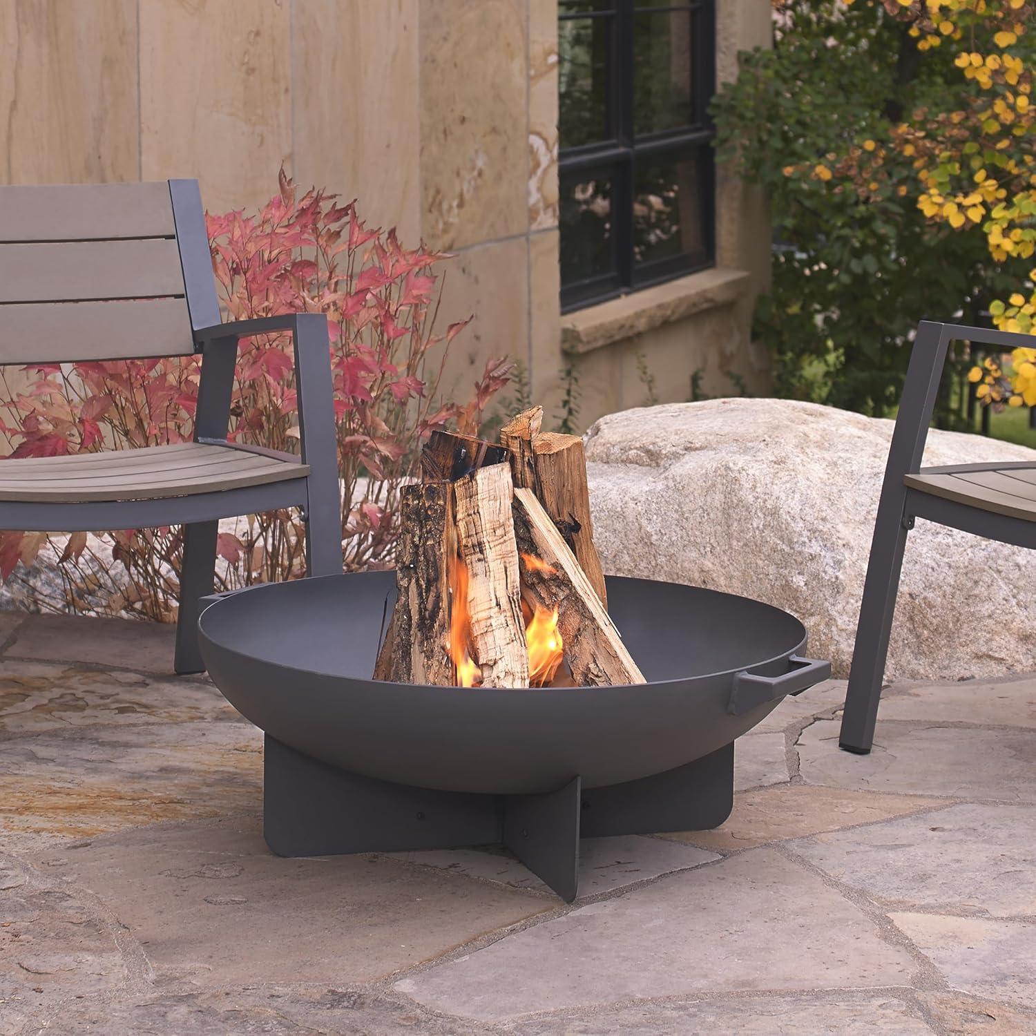 Anson Wood Burning Fire Pit by Real Flame