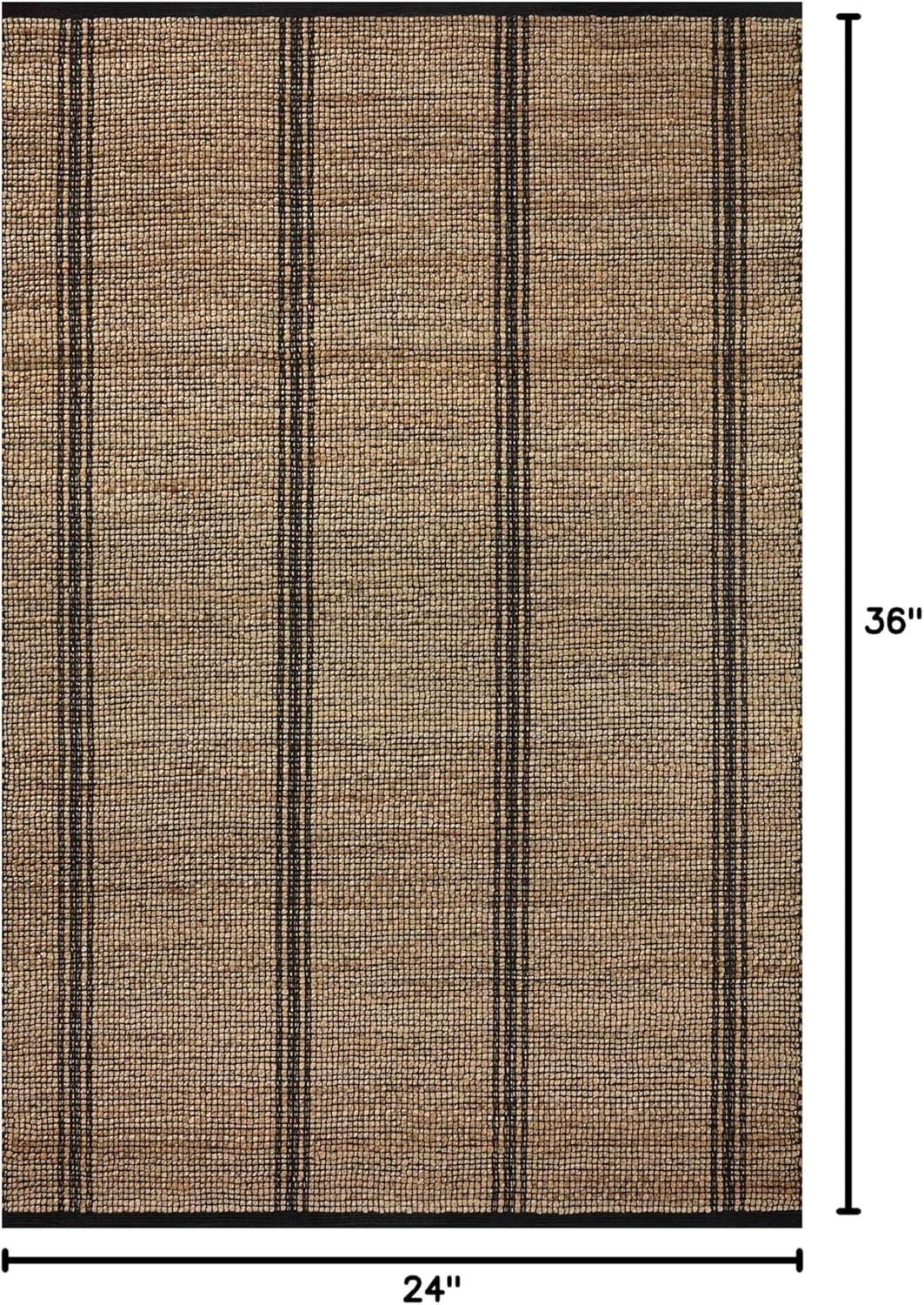 Angela Rose x Loloi Colton Natural / Black Area Rug