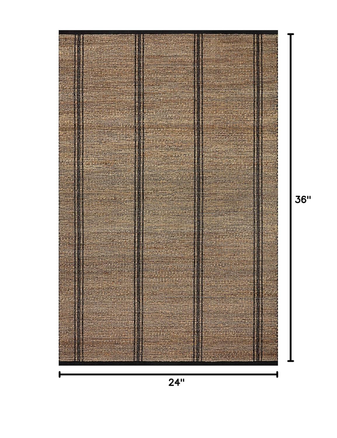 Angela Rose x Loloi Colton Natural / Black Area Rug