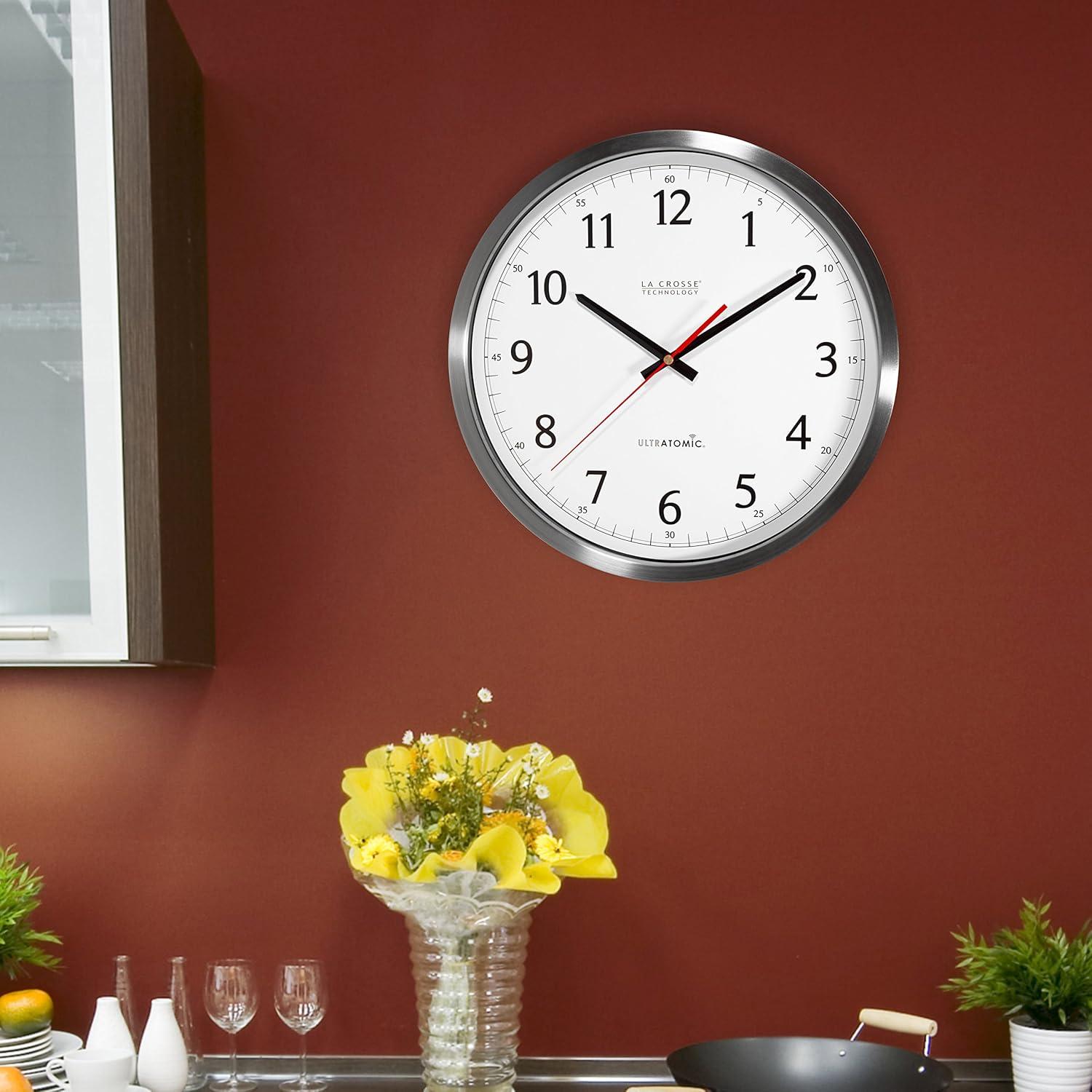 Weatherholt 14" UltrAtomic Metal Wall Clock