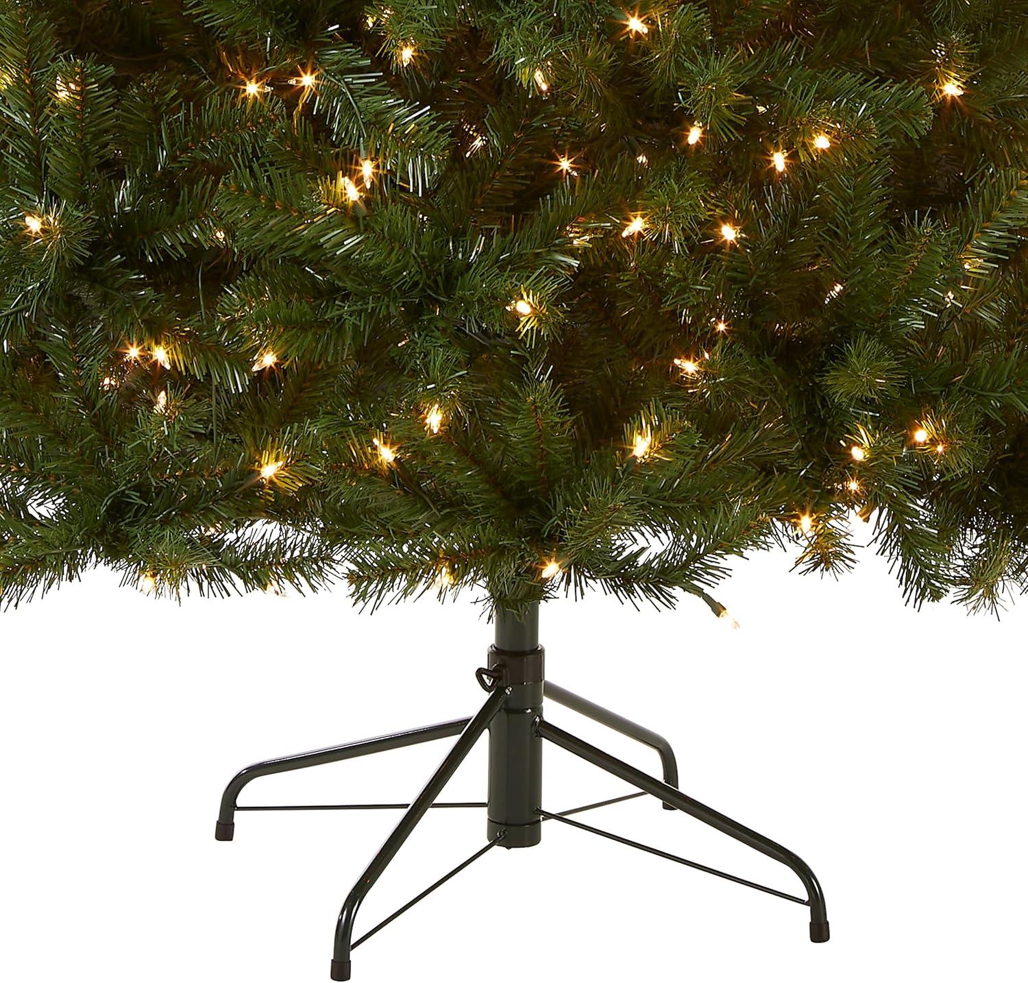 Prelit North Valley Spruce Artificial Christmas Tree Clear Lights - National Tree Company