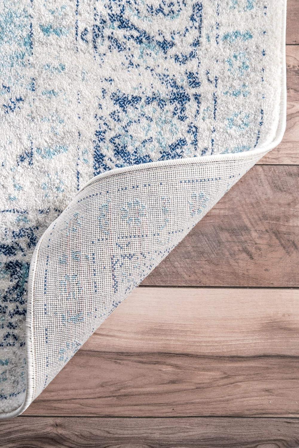 Nuloom Vintage Paula Vintage Indoor Area Rug - Blue 5x7