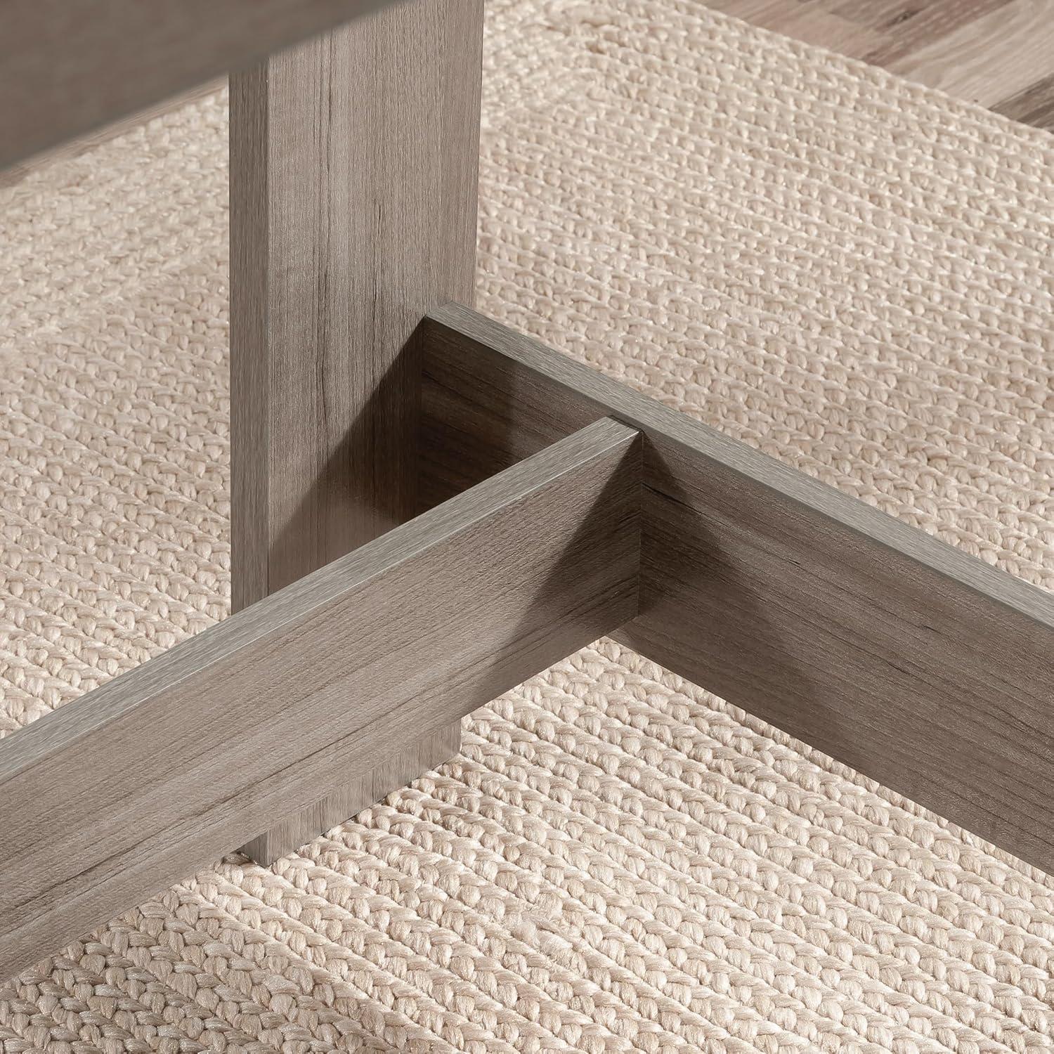 Sauder Writing Desk in Silver Sycamore