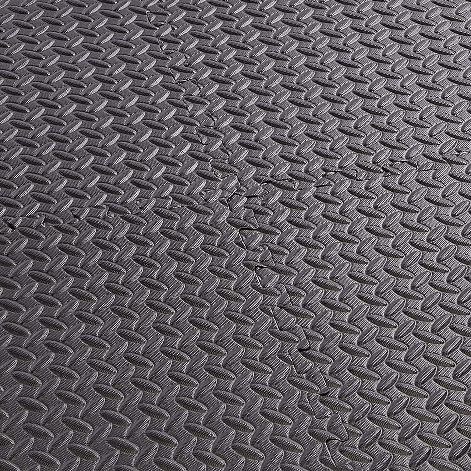 BalanceFrom Fitness Interlocking EVA Foam Exercise Mat Tiles