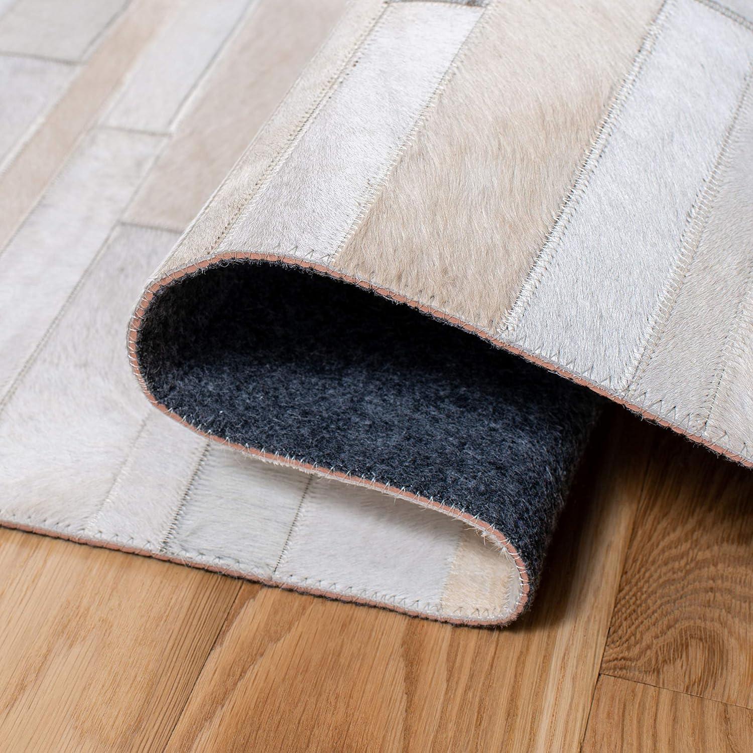 Studio Leather STL809 Hand Woven Runner Rug - Ivory/Grey - 2'3"x7' - Safavieh.