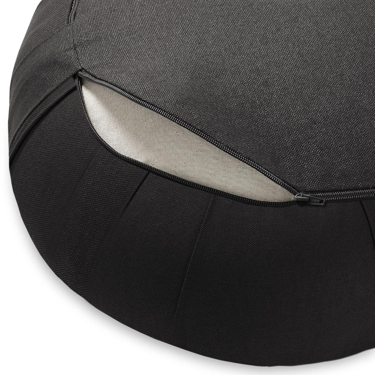 Node Fitness 15" x 5" Round Floor Pillow and Meditation Bolster & Reviews | Wayfair