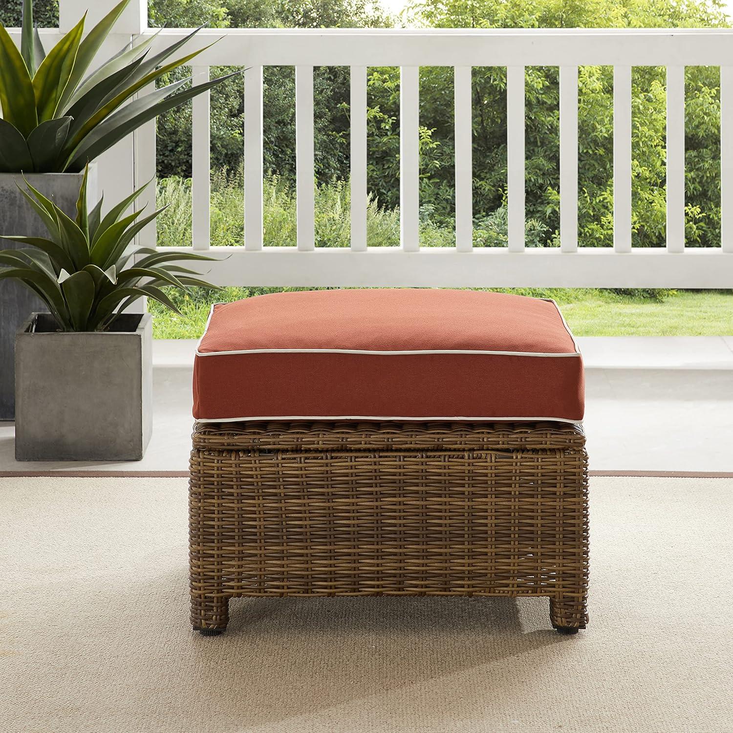 Lawson Outdoor Ottoman with Cushion