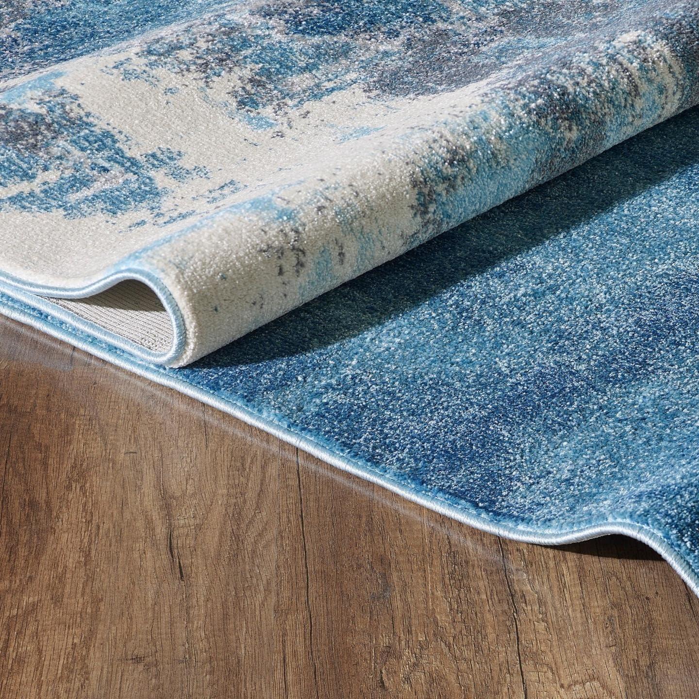 Luxe Weavers Abstract Distressed Area Rug