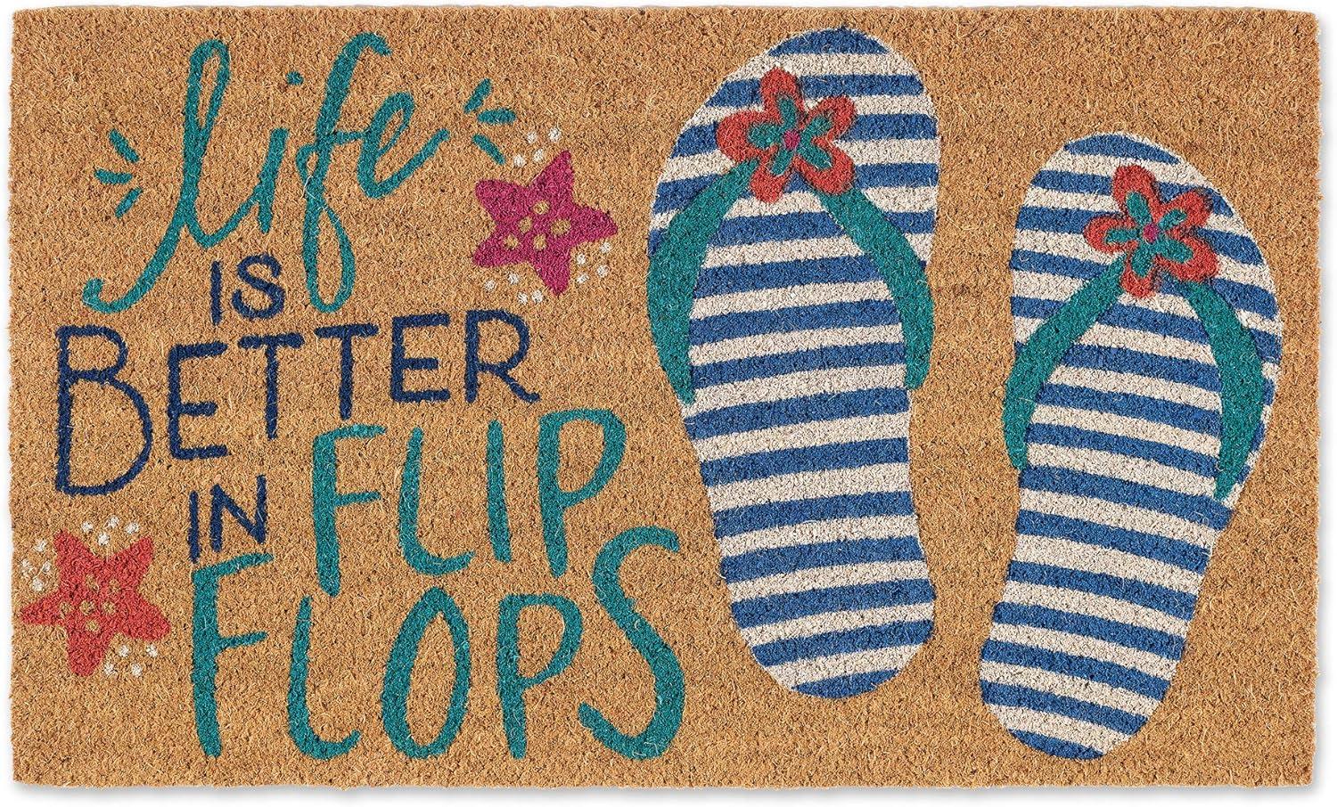 Design Imports Flip Flop Life Doormat