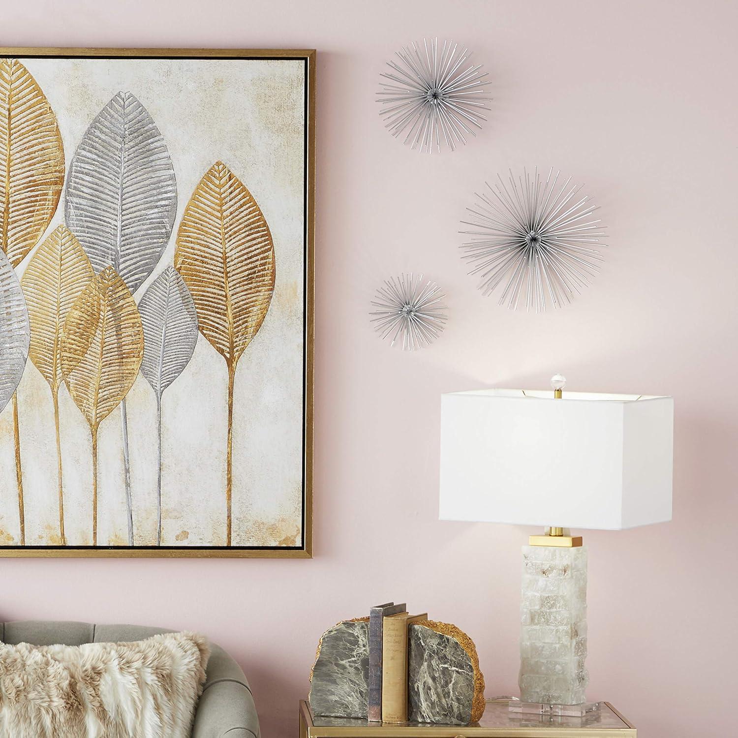 George Oliver Metal 3D Starburst Gold Wall Decor Set