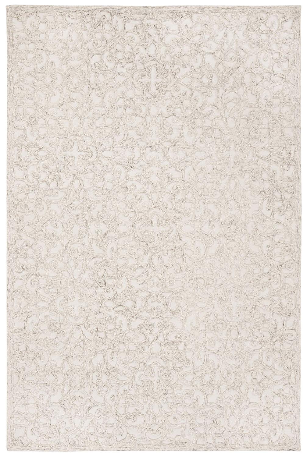 Trace TRC103 Hand Tufted Indoor Accent Rug - Camel/Ivory - 3'x5' - Safavieh