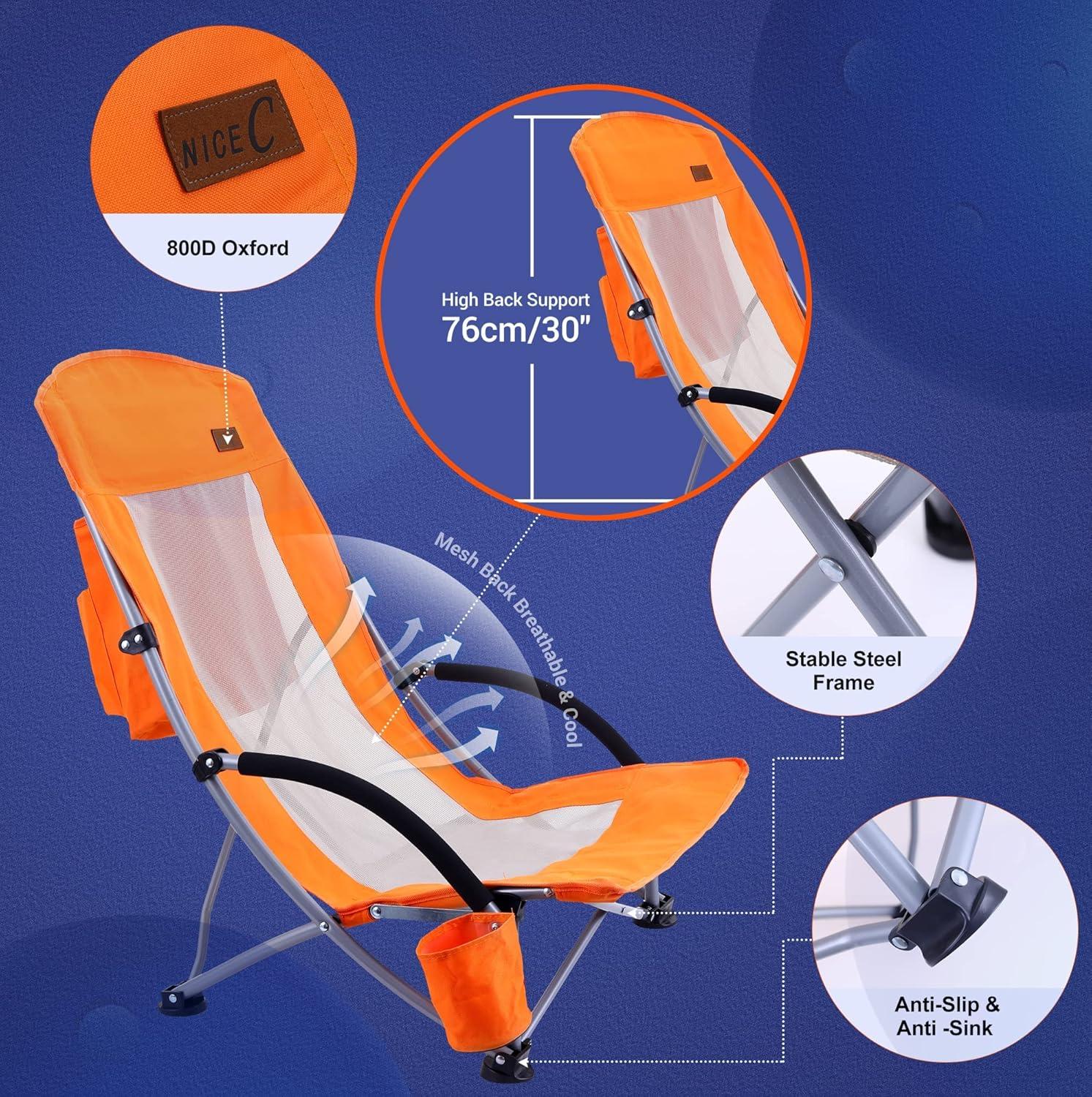 Raehanna Folding Beach Chair