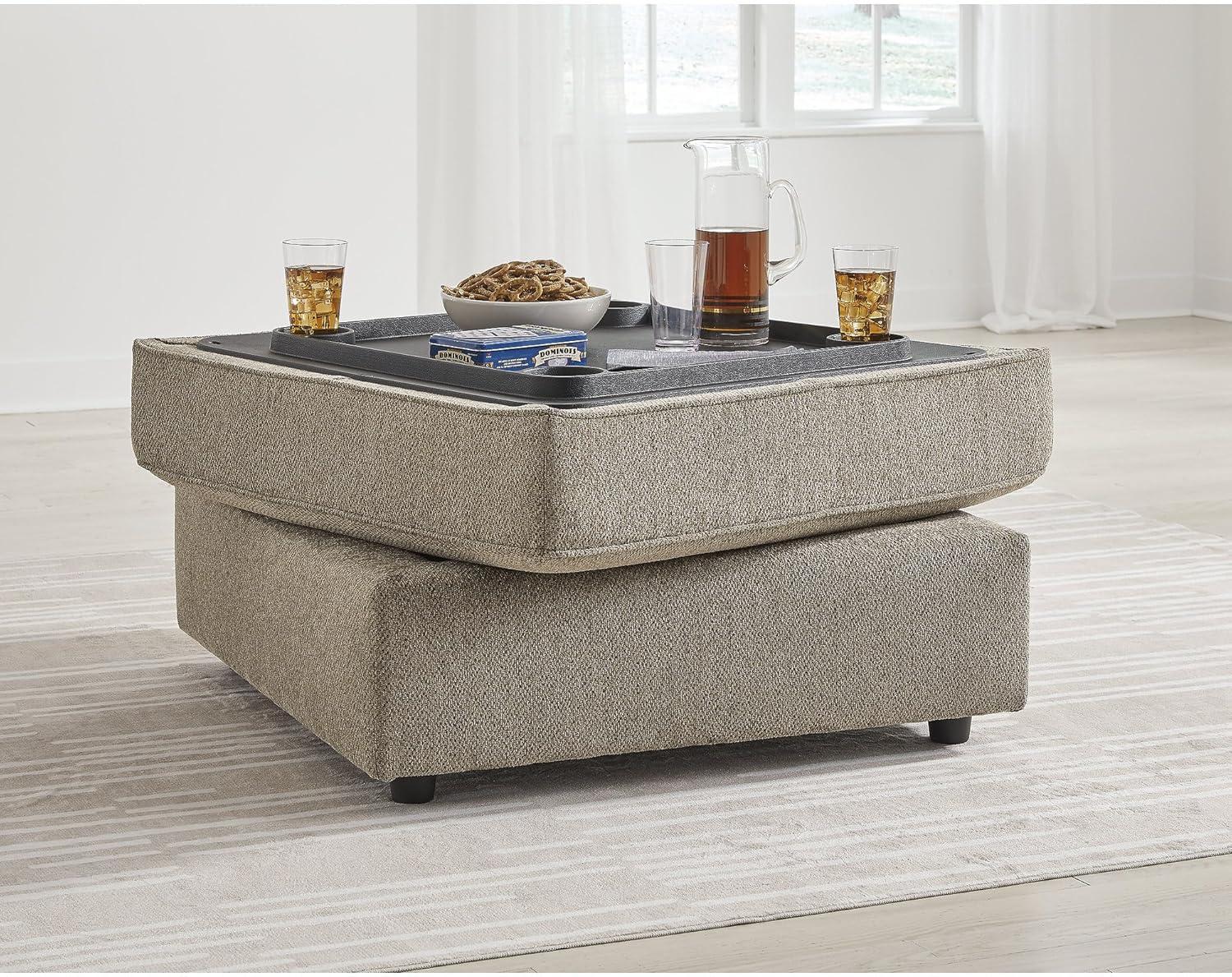Latitude Run® Orleanne Upholstered Ottoman