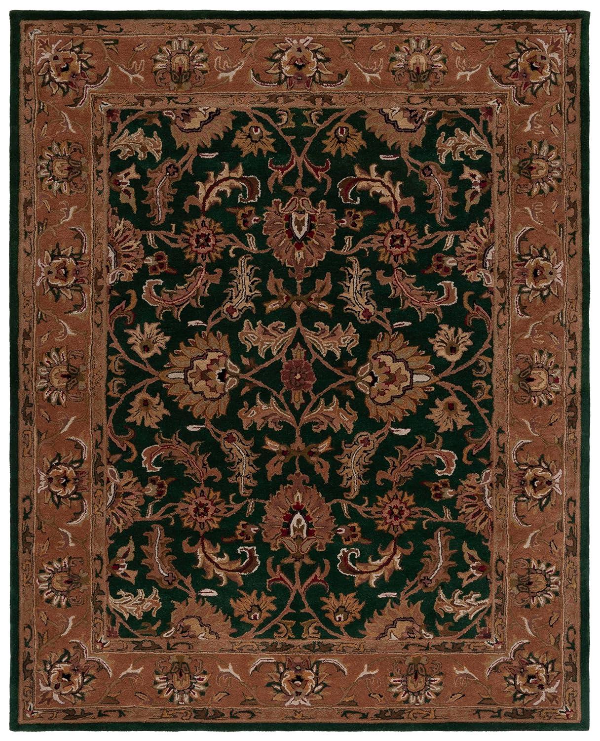 SAFAVIEH Heritage Valery Oriental Wool Area Rug, Red/Ivory, 9'6" x 13'6"