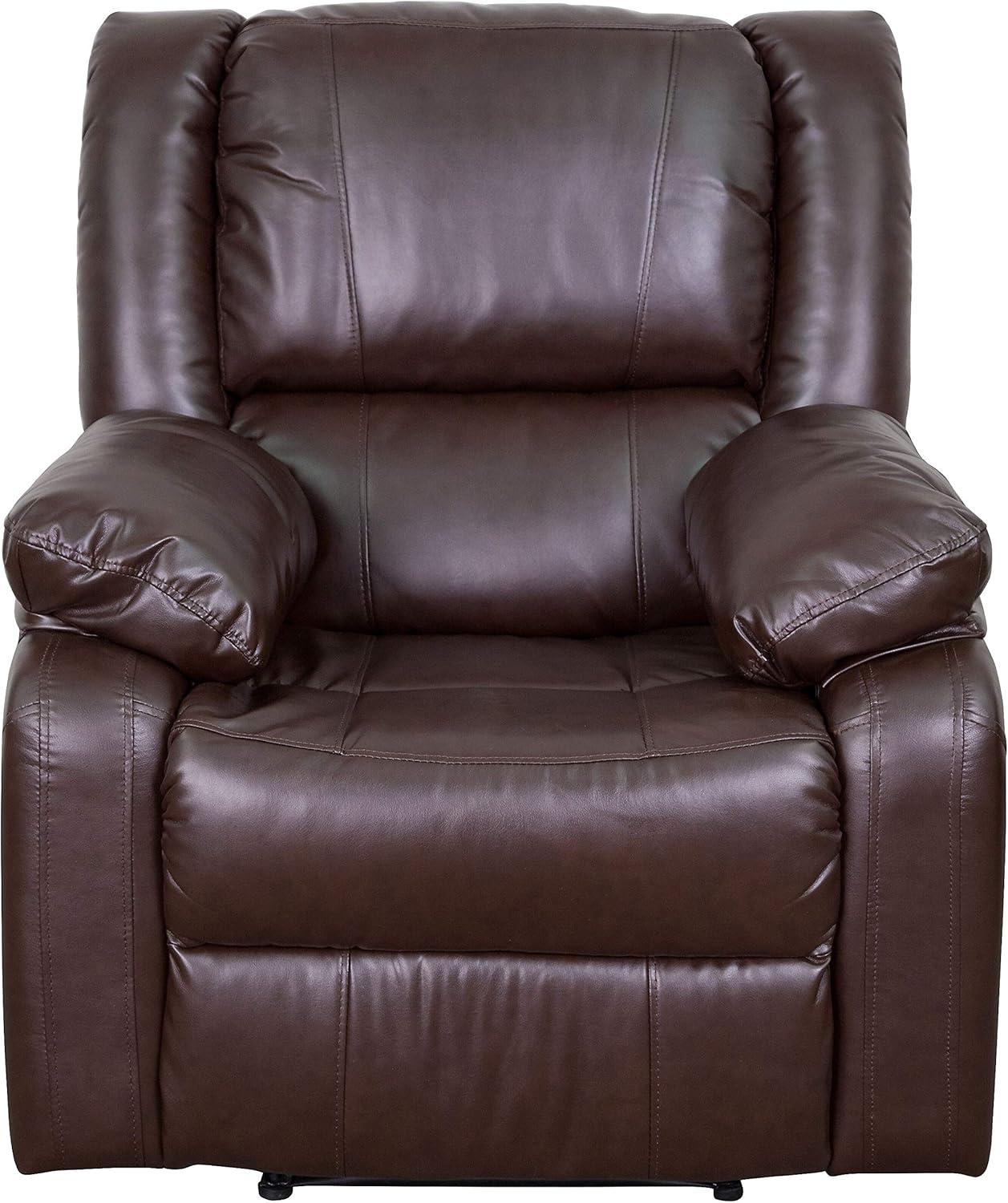 Flash Furniture Harmony Series Brown LeatherSoft Recliner