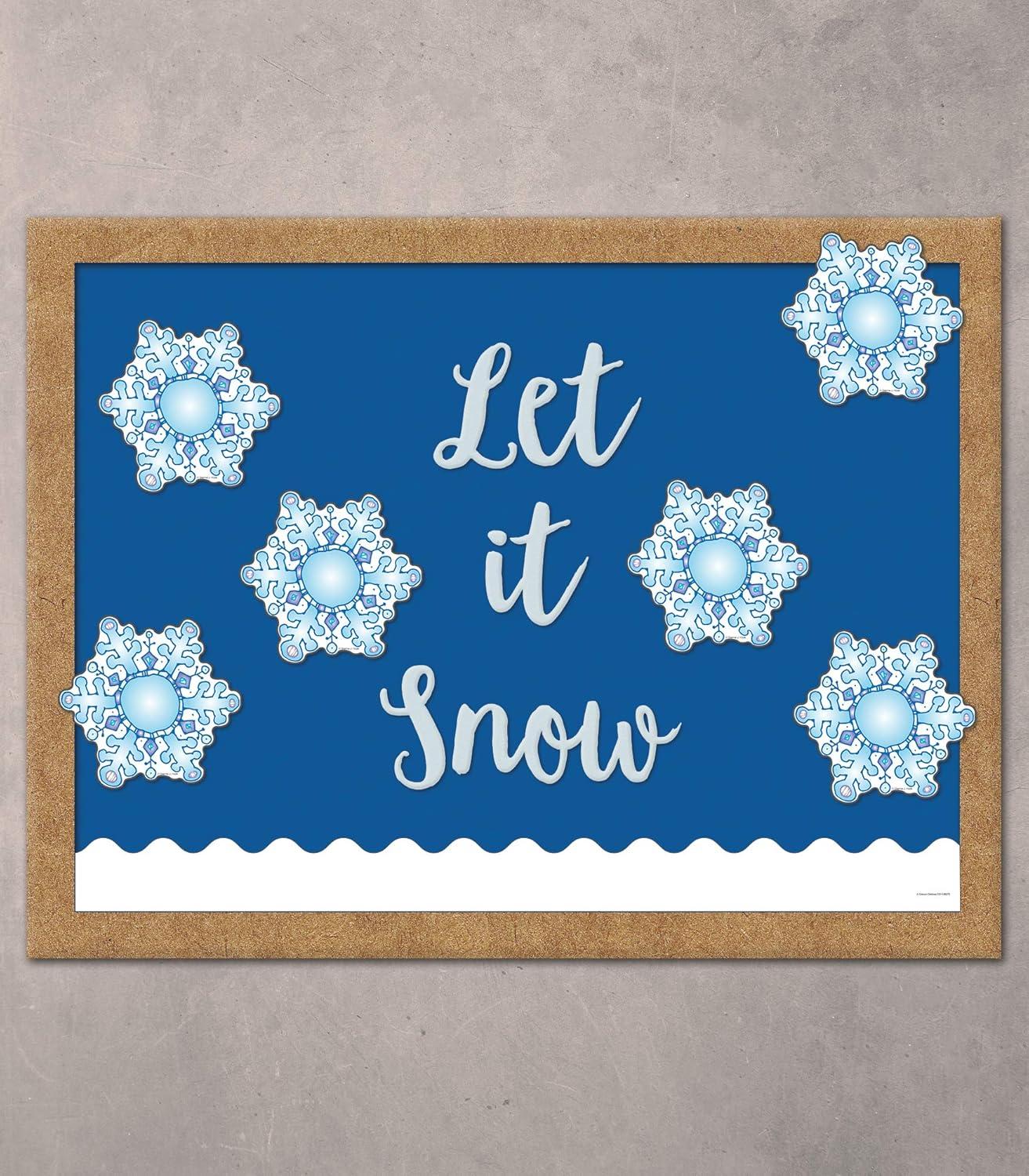 Frank Schaffer Publications/Carson Dellosa Publications Snowflakes Bulletin Board Cut Out