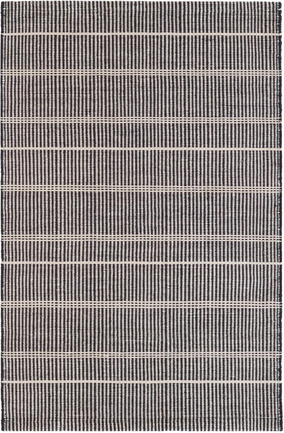 Samson Black Handwoven Indoor/Outdoor Rug
