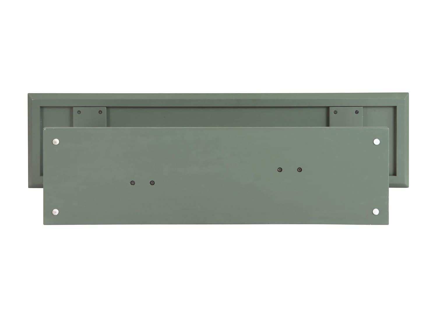 Boraam Rasmus Console Table Spanish Moss: Rubberwood Entryway Furniture, Transitional Style