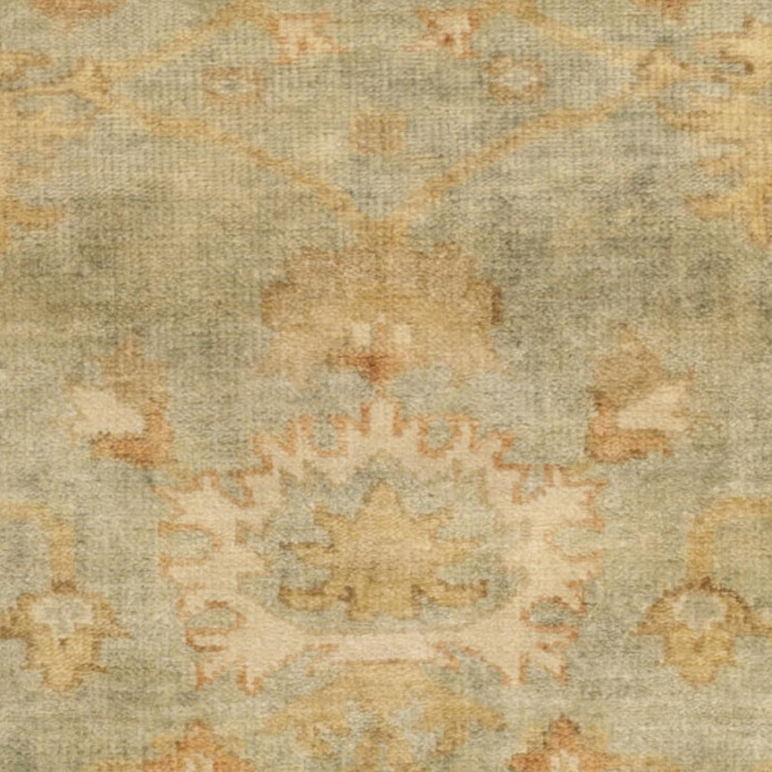 Hand-Knotted Black Wool Oushak Runner Rug 3' x 10'
