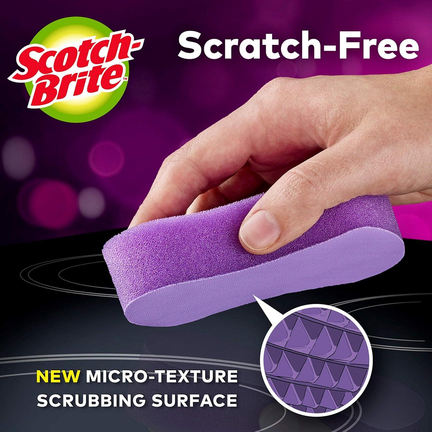 Scotch-Brite Non-Scratch Glass Cooktop Cleaning Pad, 2 Pads