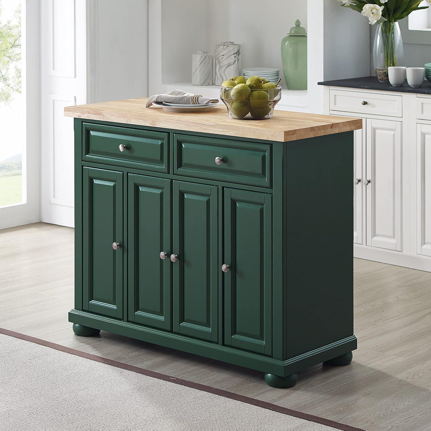 Madison Solid Wood Top Kitchen Island