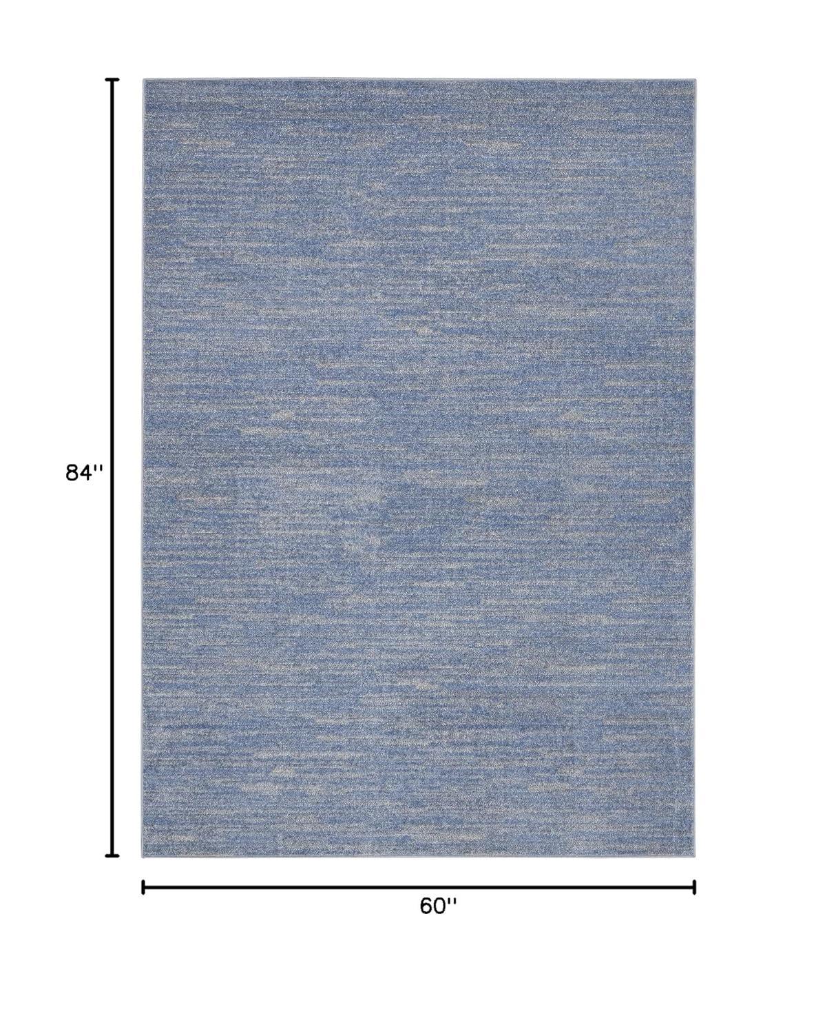 Beachcrest Home™ Rectangle Essentials 5' x 7' Area Rug in Blue