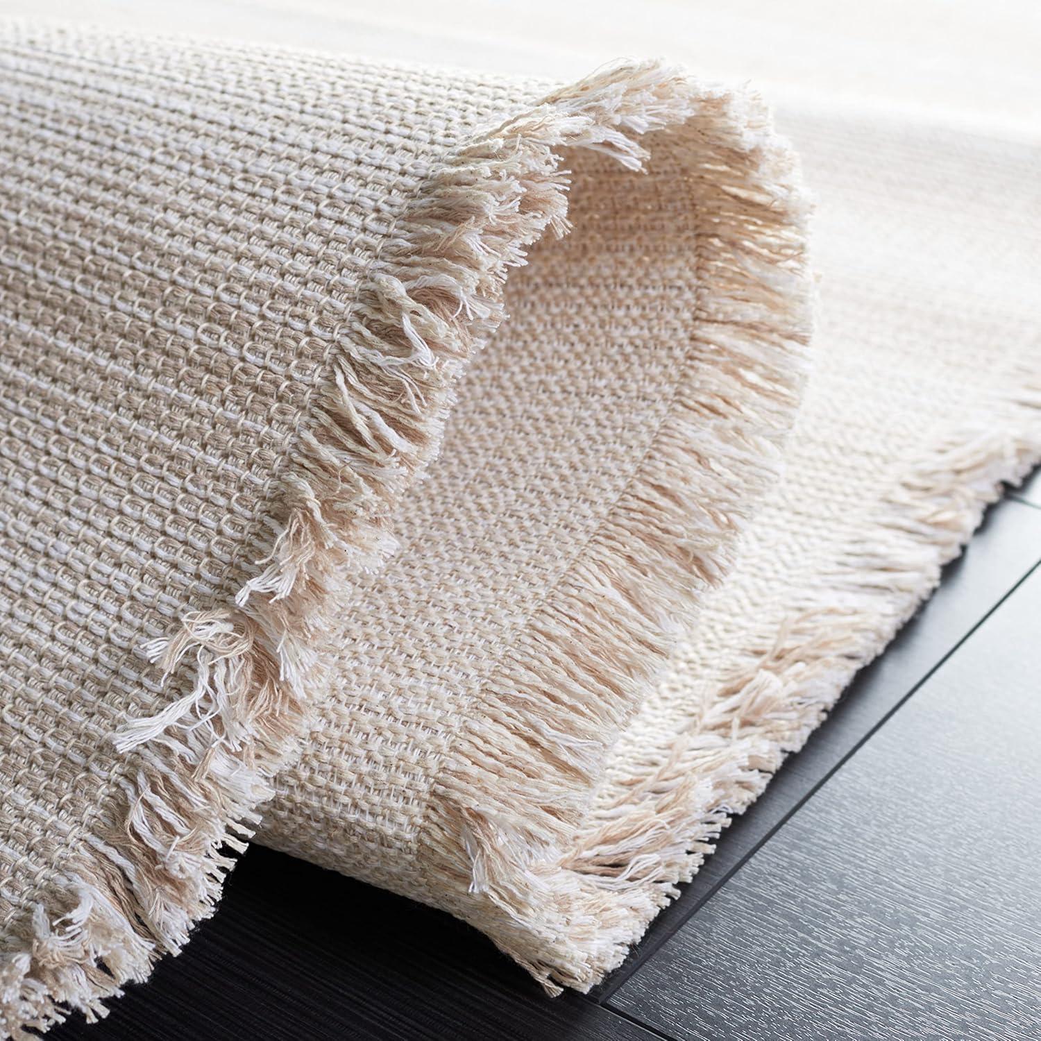 Augustine AGT501 Machine Made Indoor Area Rug - Ivory/Beige - 6'-4"x6'-4" - Safavieh