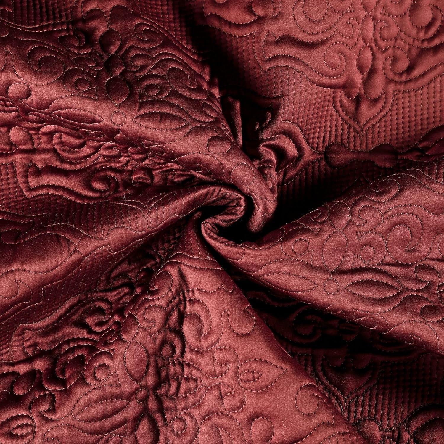 Wonderful Textile Satin Quilt Set Cooling 5-Piece Bedding Set