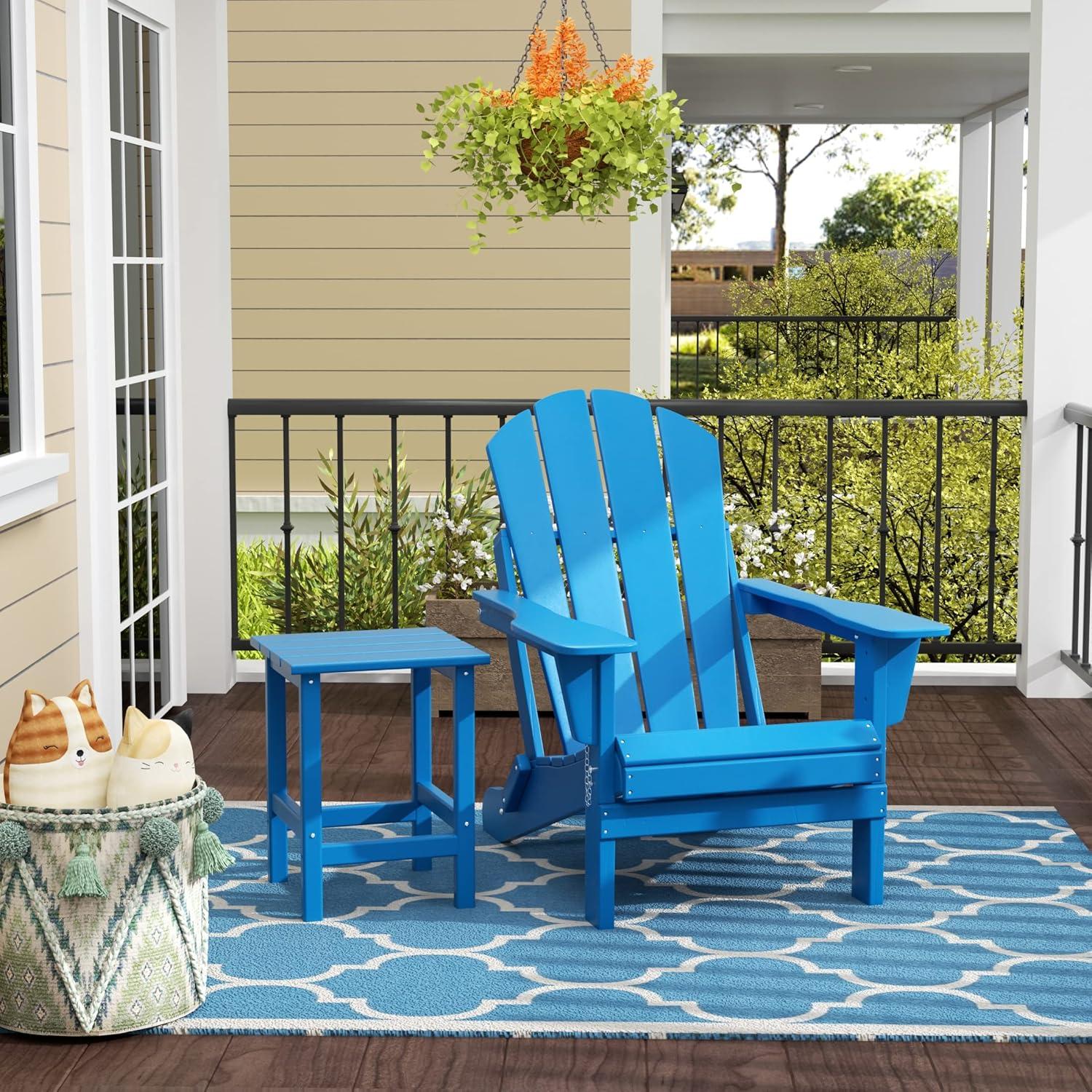 WestinTrends Outdoor HDPE Adirondack Side Table