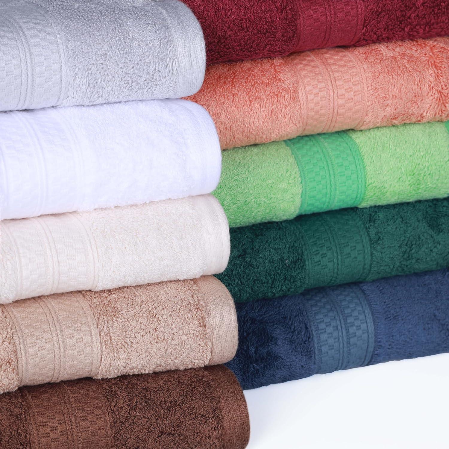 Sand Bamboo Cotton Blend 8-Piece Towel Set