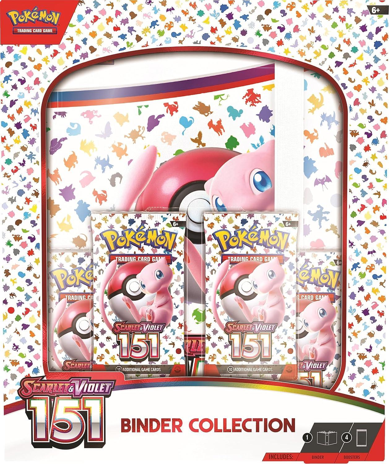 Trading Card Game Scarlet & Violet Pokemon 151 Binder Collection (ENGLISH, 4 Booster Packs & More!)