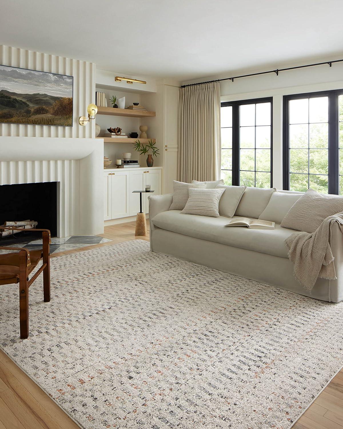 Loloi II Kamala Grey / Multi 5'-3" x 7'-9" Area Rug