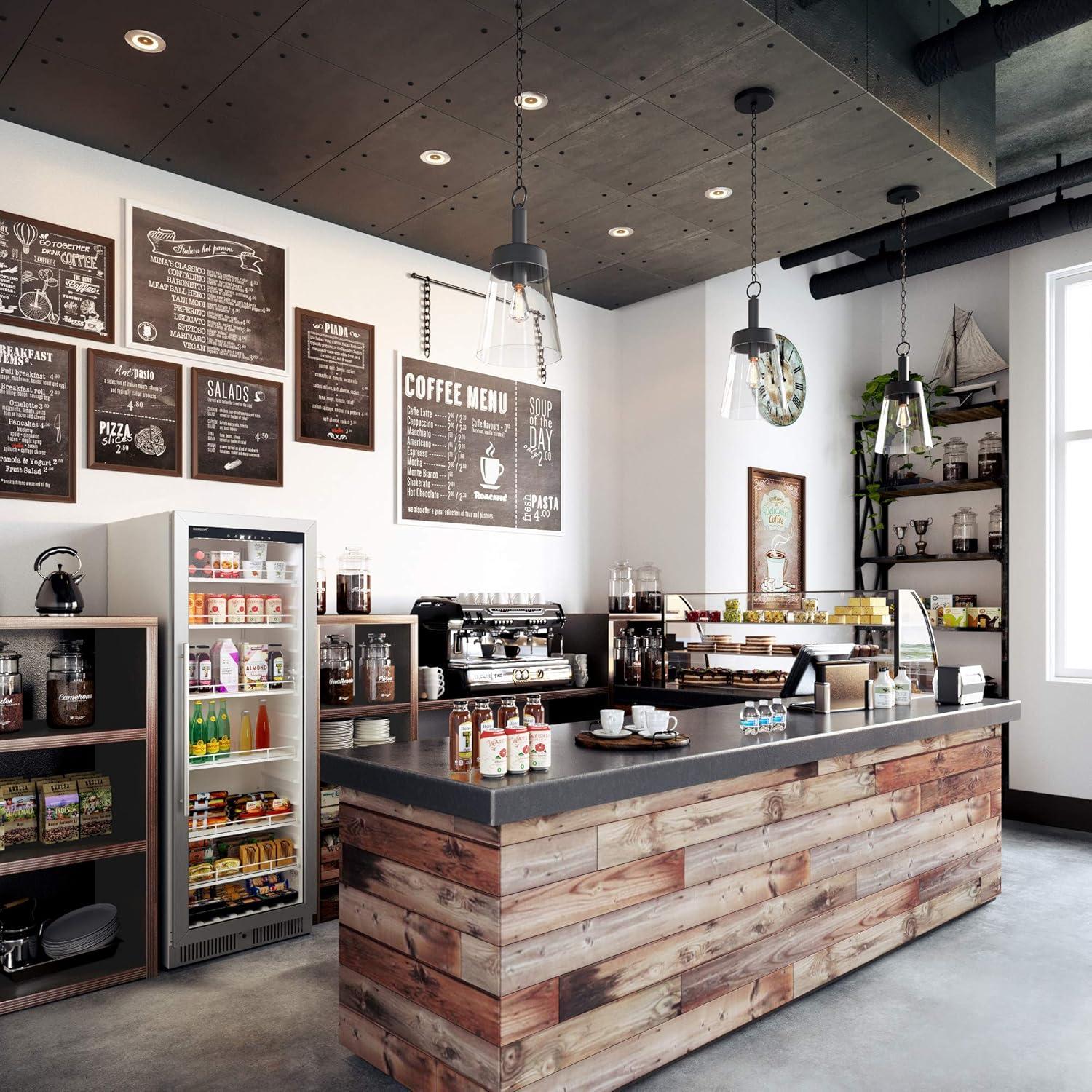 Edgestar Vbm131 24" Wide 13.7 Cu. Ft. Commercial Beverage Merchandiser - Stainless Steel