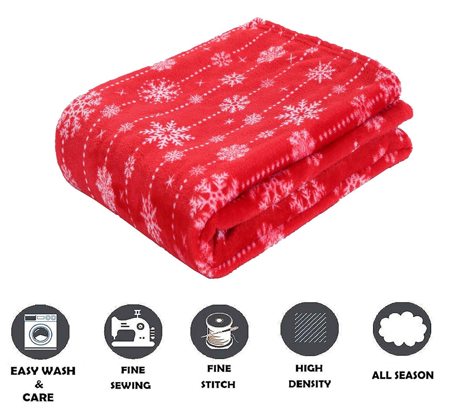 Elegant Comfort 50 x 60 Blanket Gift Christmas Throw
