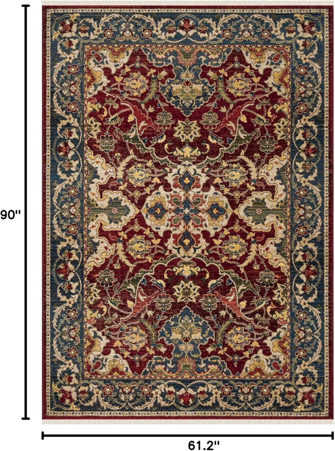 Kashan KSN307 Power Loomed Rugs - Safavieh