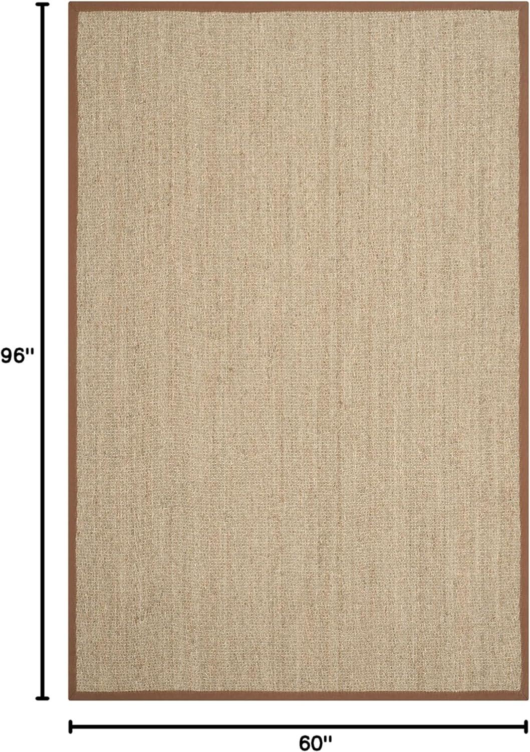 Natural Fiber NF115 Power Loomed Indoor Area Rug - Natural/Brown - 5'x8' - Safavieh