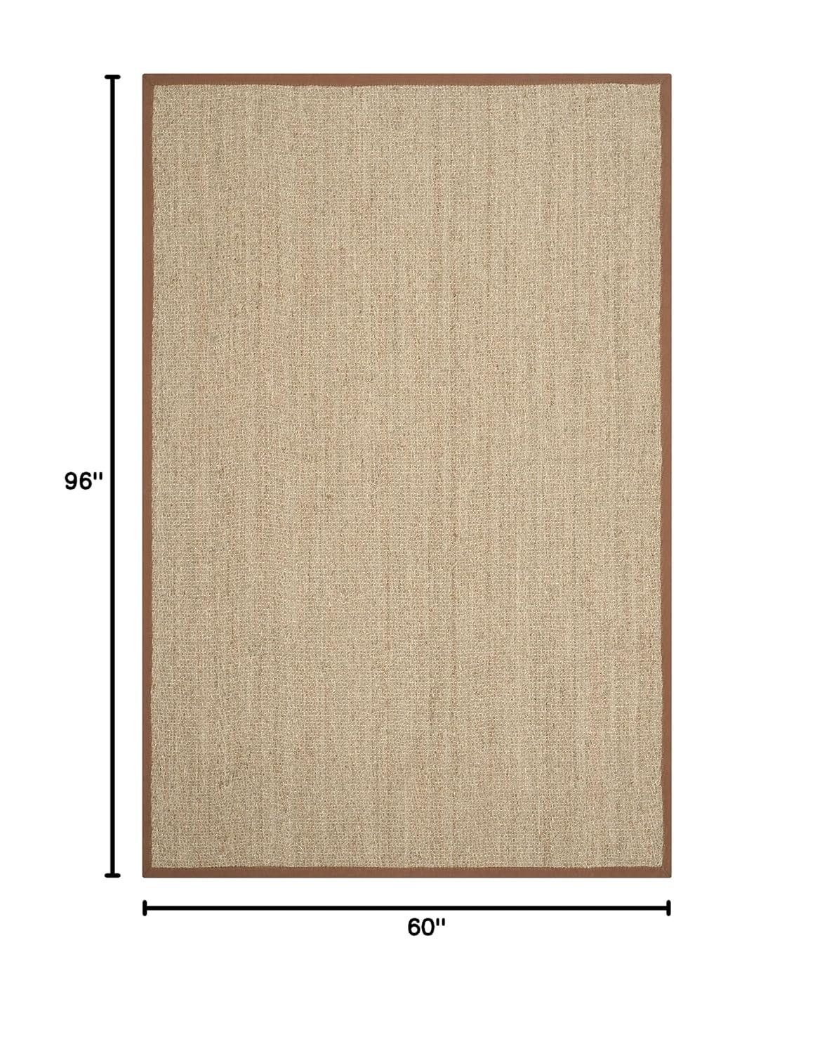 Natural Fiber NF115 Power Loomed Indoor Area Rug - Natural/Brown - 5'x8' - Safavieh