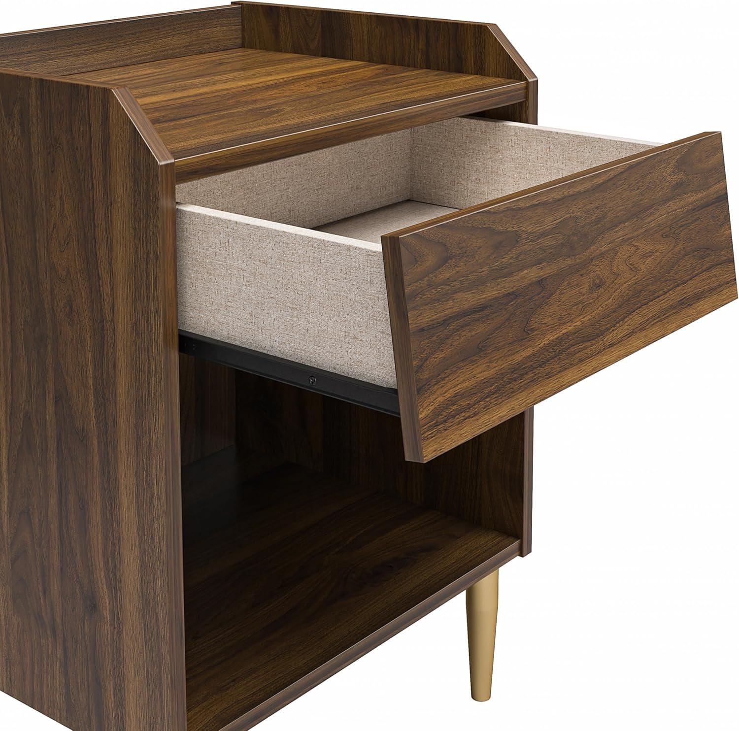 Little Seeds Remy Nightstand, Walnut