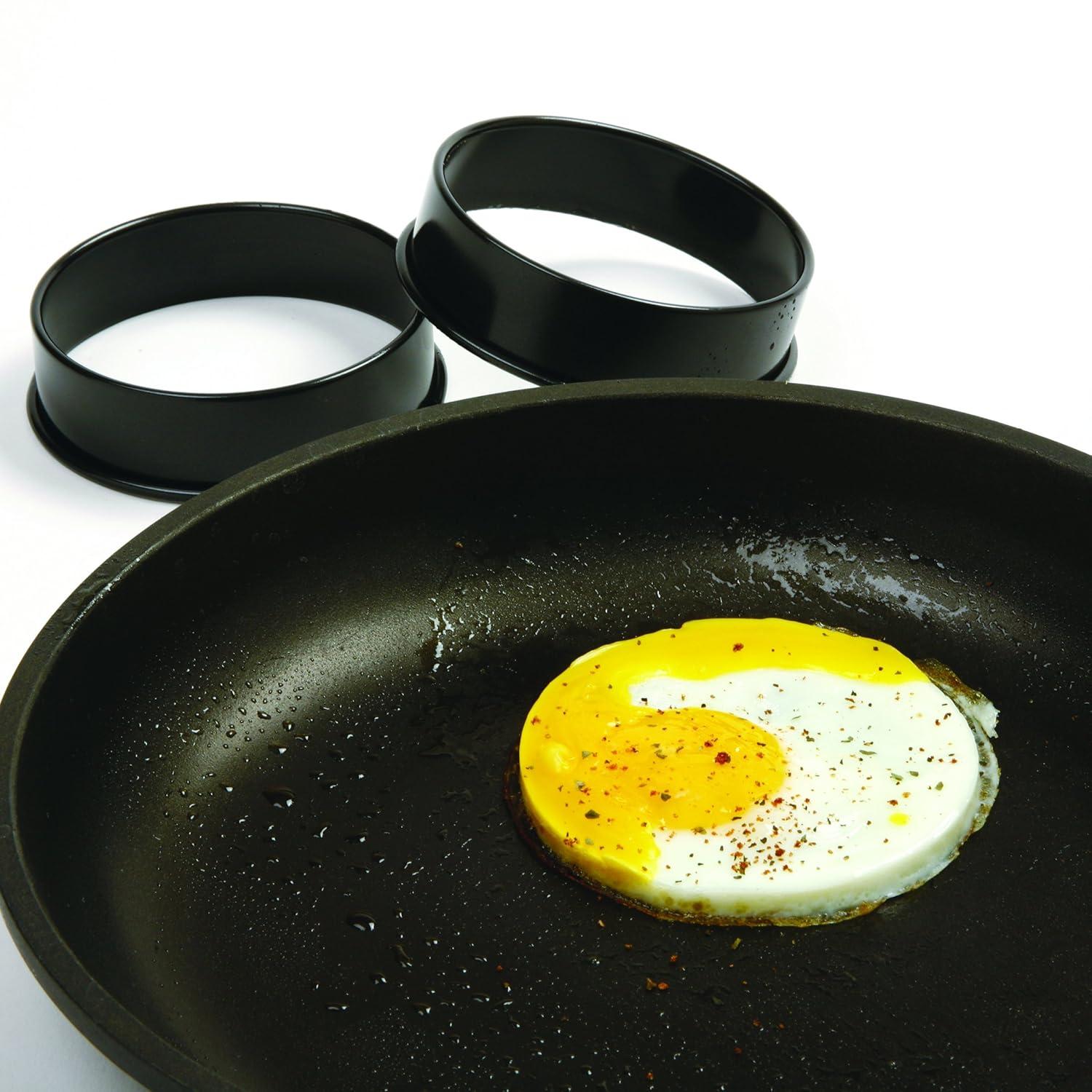 Norpro 666 Nonstick Egg Rings, Set of 2, One Size, Multicolor