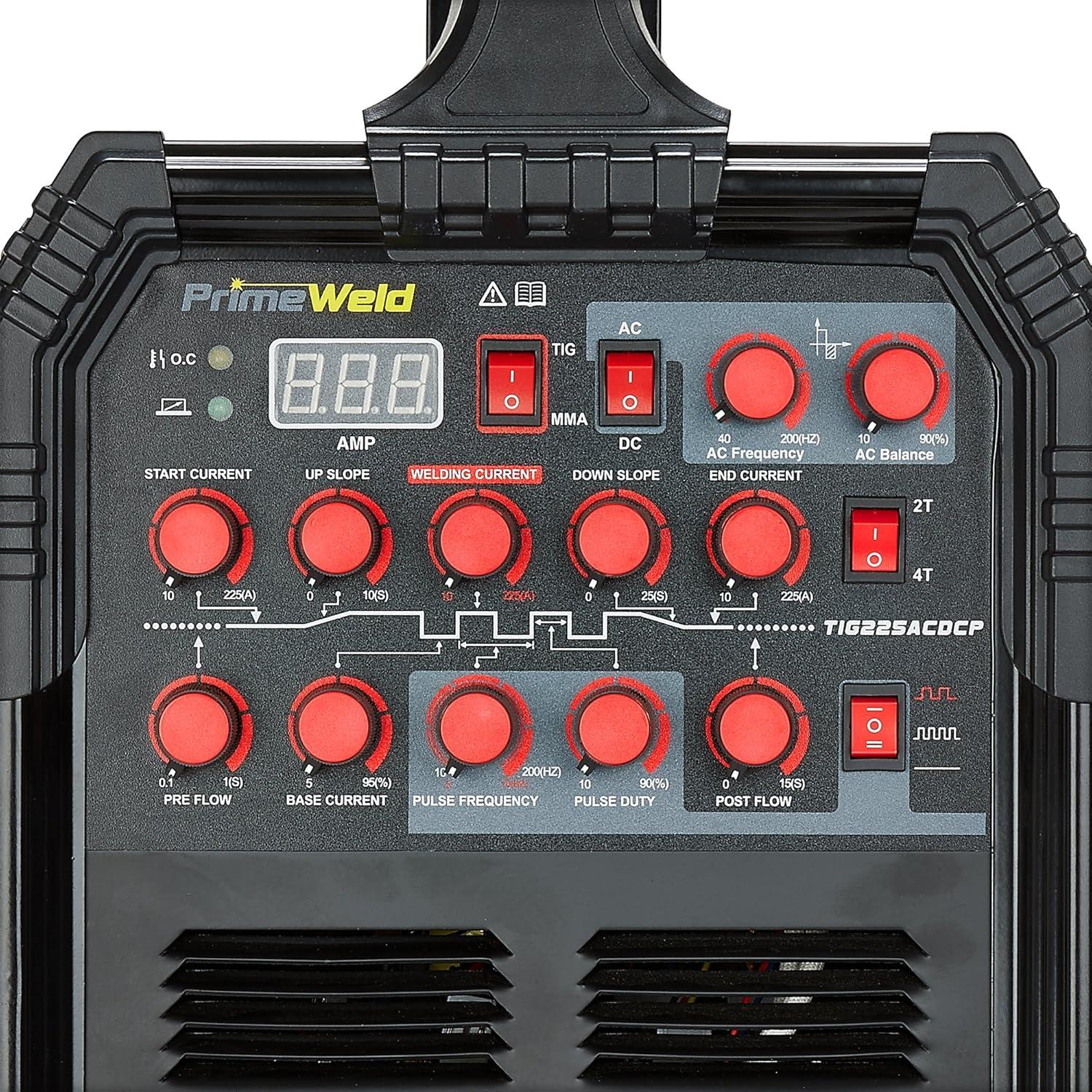 PrimeWeld 225 Amp Black Electric AC/DC TIG Welder