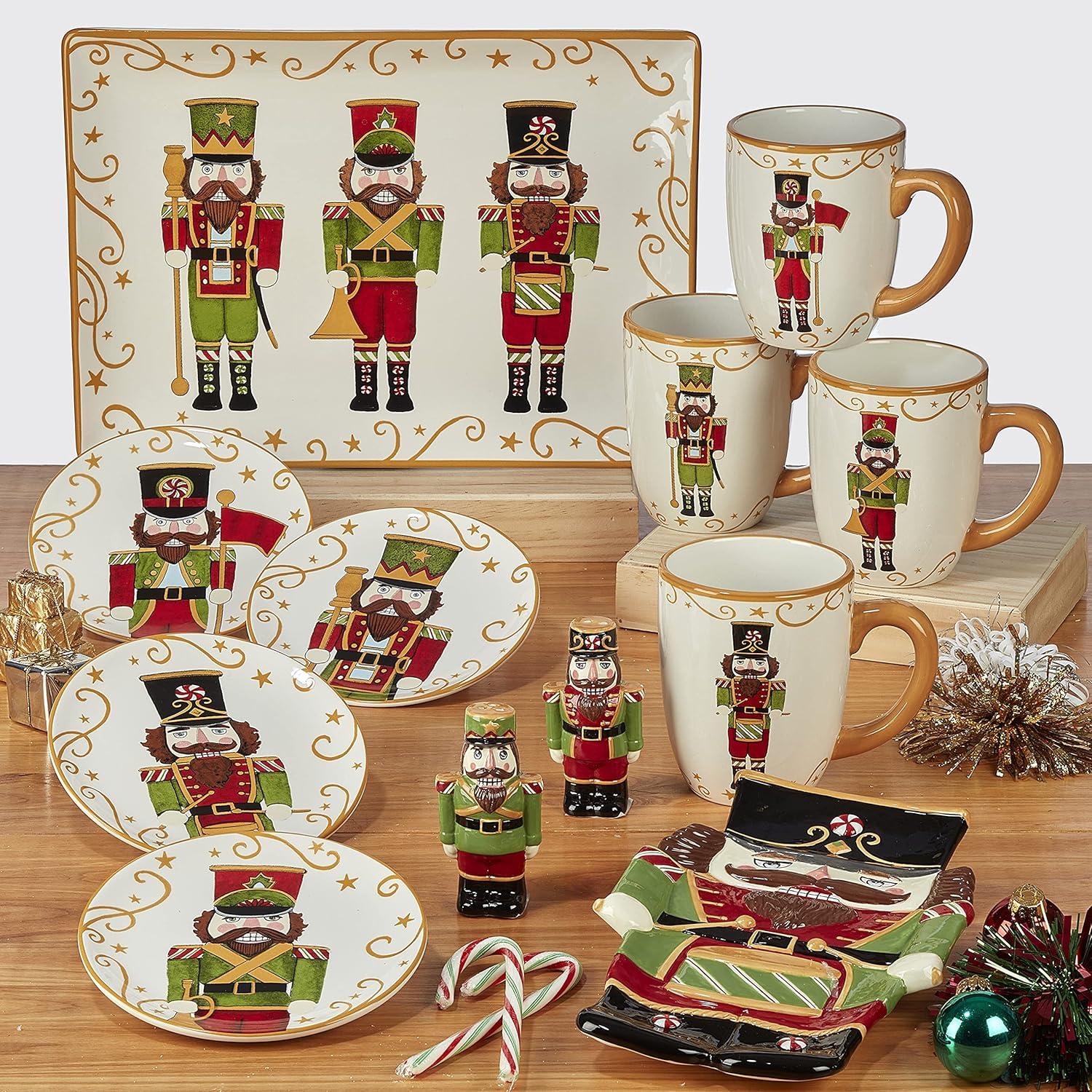 Certified International Holiday Magic Nutcracker Set Of 4 Mug