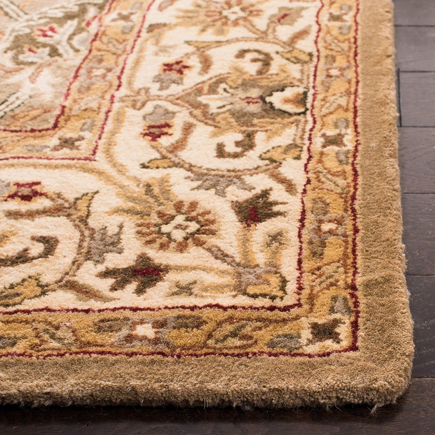 Persian Legend PL819 Hand Tufted Indoor Accent Rug - 4'x6' - Light Green/Beige - Safavieh