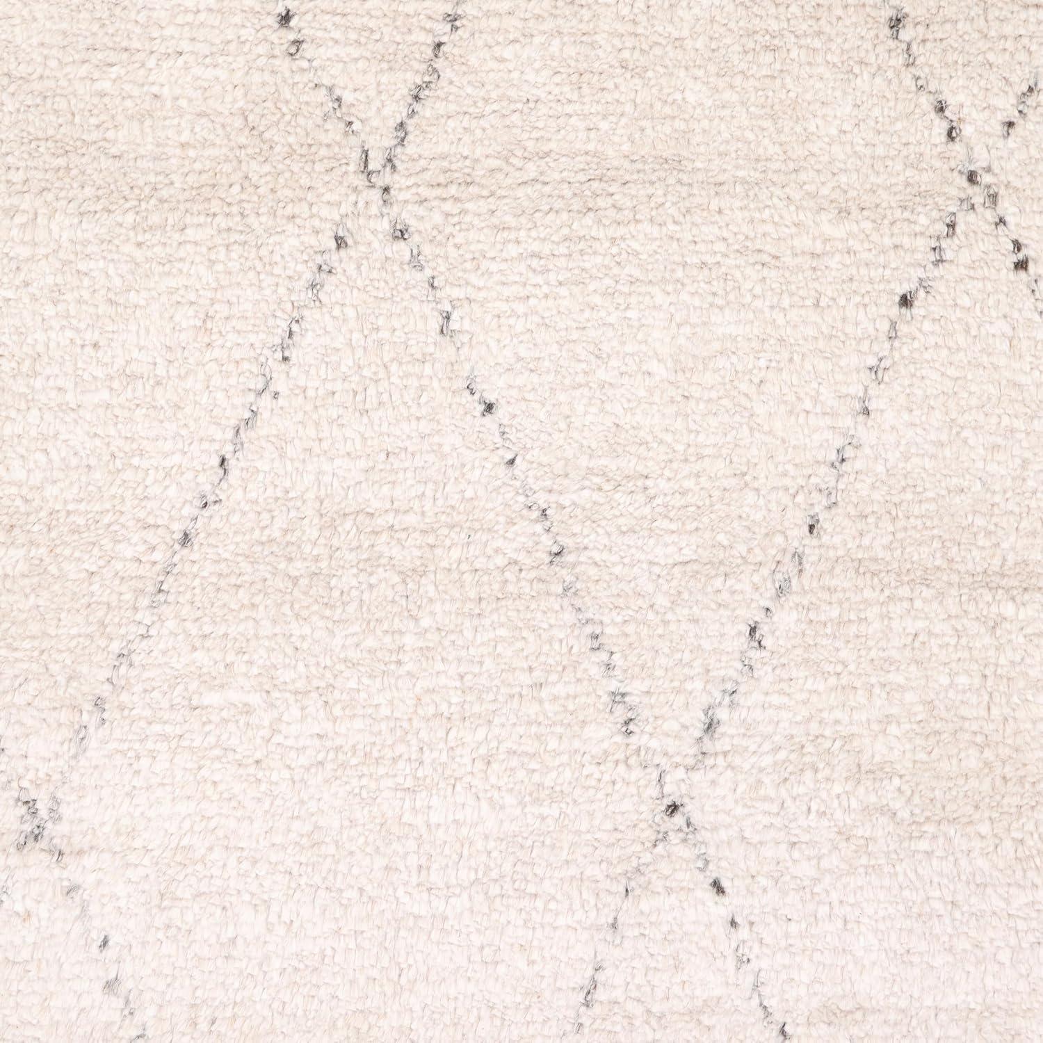 Ferra Hand-Knotted Wool-Blend Moroccan Style Shag Rug - 9' x 12'