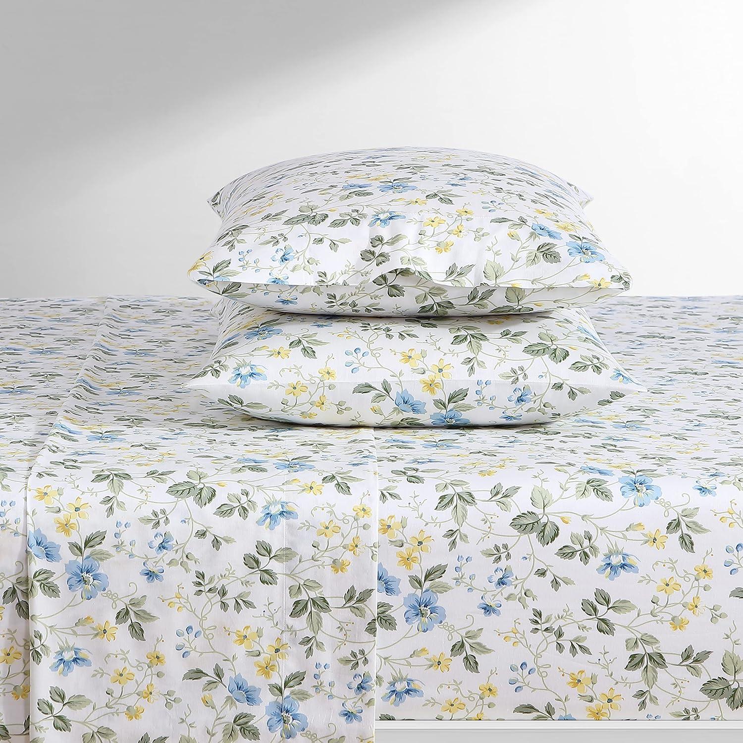 Laura Ashley 300 Thread Count Sateen Sheet Collection