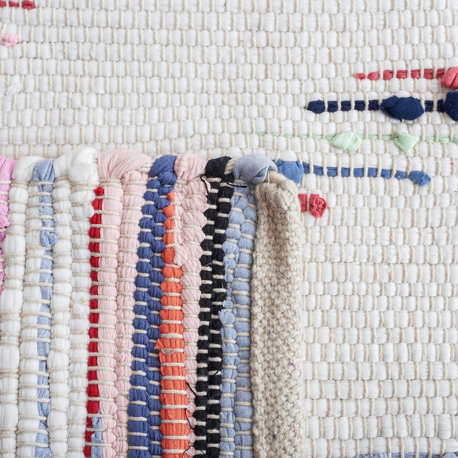 Montauk MTK816 Hand Woven Area Rug - Ivory/Black - 5'x8' - Safavieh.