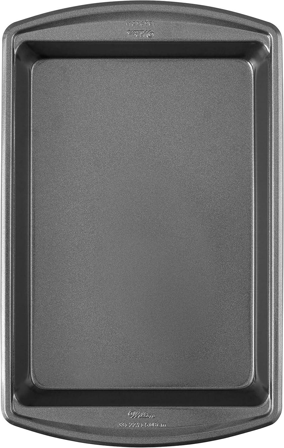 Silver Nonstick Silicone Rectangle Baking Pan, 9 x 13 Inch