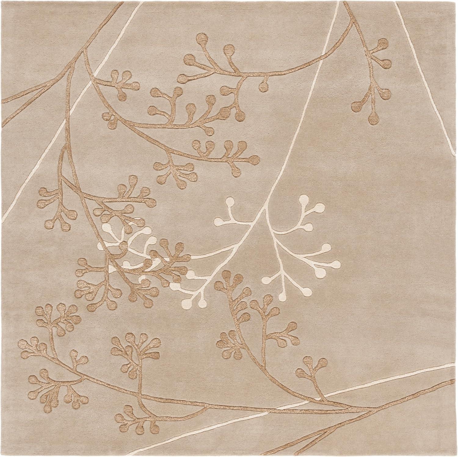 Soho SOH305 Hand Tufted Area Rug - Sage - 8'x8' - Safavieh.